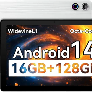 AEEZO A7 Android 14 Tablet 10.1 Inch 16GB RAM 128GB ROM