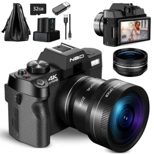 NBD Compact Digital Photography Camera 4K WIFI 48 MP