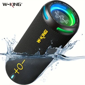 W-KING 40W Portable Speaker, IP67 Waterproof, High-Quality