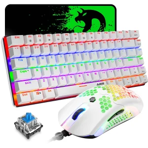 80% Mechanical Gaming Keyboard and Mouse Mousepad