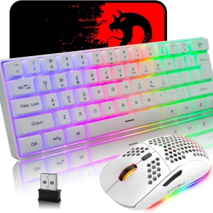 MAMNASNAKE L500 Wireless Gaming Keyboard and Mouse Combo