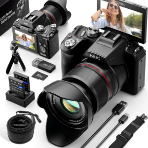 NBD 5K 64MP Digital Camera For Photography, 16X Opt. Zoom