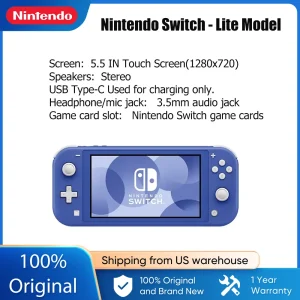 Nintendo Switch Lite Game Console 5.5 inch LCD Touch Screen