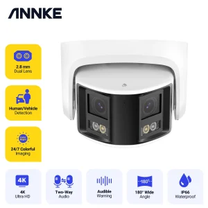 ANNKE Smart Home 180° 8MP DUO POE Dual Lens Wide