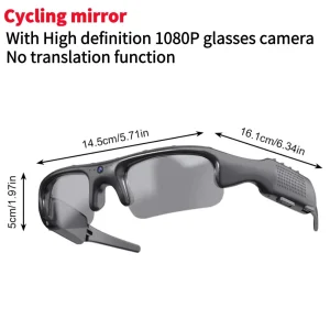 Camera Smart HD 1080P WIFI Glasses With Camera and Audio